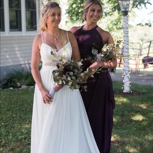 Plum Bridesmaid dress